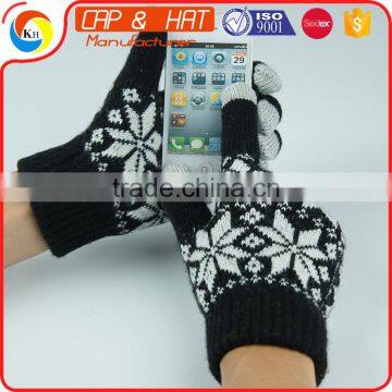 Fashion warm screen touch gloves for all smart mobilephone touch glove for sale