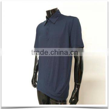 plain navy blue polo shirt