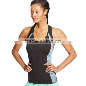 Scoop neck and cool racer back design womens sport tank tops