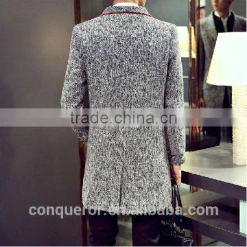 Fashion Wool Autumn Men Overcoat BCL019 photo-2