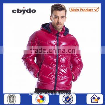 2016 popular style hooded good quality men down jacket