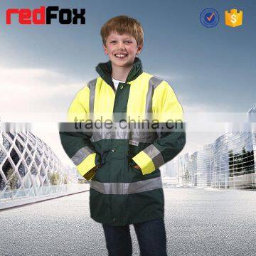 children roadway safety jacket for winter matched color