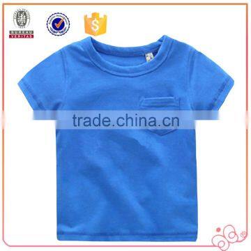 China Apparel Supplier Factory Direct Printed Custom Kids Clothes Child T-shirt With Pocket photo-2