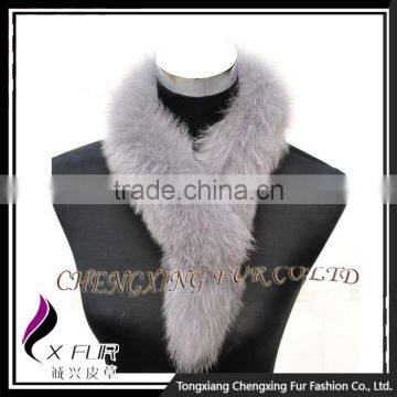 CX-S-84D Wholesale Cute Scarf/ Ladies Genuine Fashion Real Fox Fur Scarf photo-4