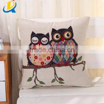 Wholesale Fancy Owl Design Pillow Covers Cute Pillow Cover photo-2