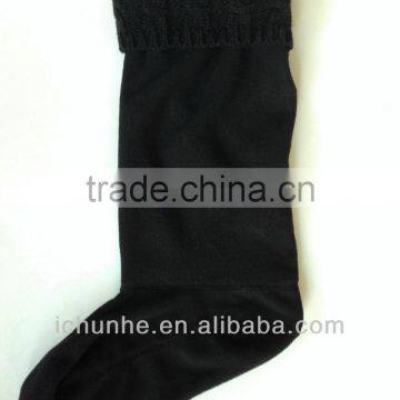 Majored in Fashion Black Usefu Lfleece Welly Warmers Named Boot Socks Producer photo-5