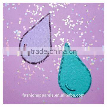 Custom Tears Embroidered Patch for Clothes Embroidery Patch Made in China Choose Size/color photo-4