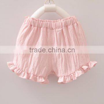 Blank Baby Clothes Top Ruffle Shorts Two Piece Set 100% Cotton Clothing for Toddlers Crushed Linen Outfit photo-4