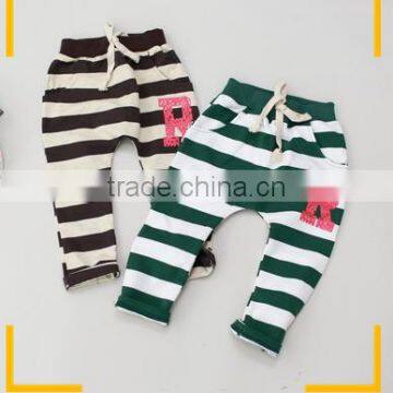 100% Cotton Boy Stripe Pants Fashion Pure Cotton Haroun Leggings Children Pants photo-2