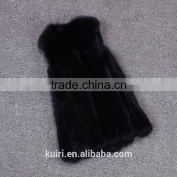 New 2016 Arrival Winter Warm Fashion Women Import Coat Fur Vest High-Grade Faux Fur Coat Fox Fur Long Vest photo-4