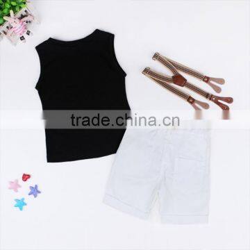 Hot Sell Baby Clothes Sets Cool Boy 2 Pcs Overall Suit for Kid's Summer Infant Garment Wholesale Children's Boutique Clothing photo-3