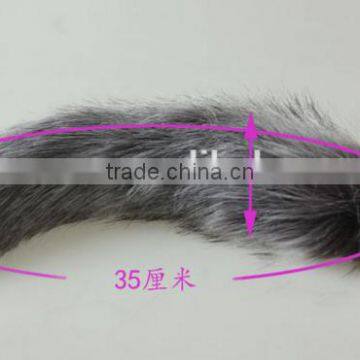 2017 Funny Supplies Colorful Simulation Hair Tail Dips False Hair Tail Cosplay Plush Accessories photo-4