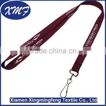 Newest custom screen printing polyester neck strap lanyard