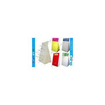 Red Book Store Pegboard Cardboard Display Stands for Advertising