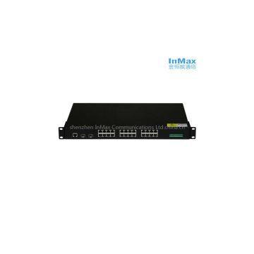 InMax P3626 4G+24Ports Gigabit PoE Managed Industrial Ethernet Switches