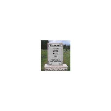 gray color granite gravestone