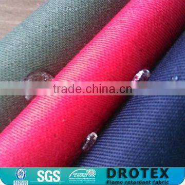 Breathable soft oil waterproof fabric for industry use / 100% cotton/polyester/cotton,