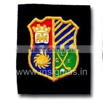Embroidered Bullion Wire Badges