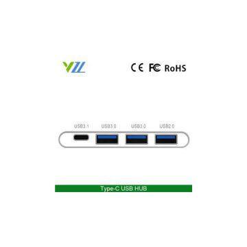 2015 New Design USB 3.1 Type C USB-C to USB3.0 4 Port Hub