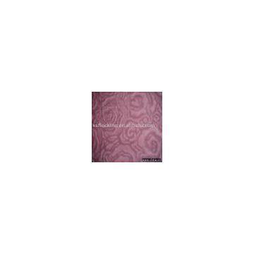 Swirled-velvet flocking fabric