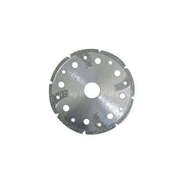Electroplated diamond blade