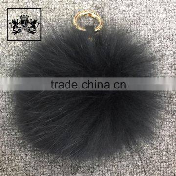 Colorful Beautiful Keyring Fur Pompon Ball Accessories Keychain photo-5