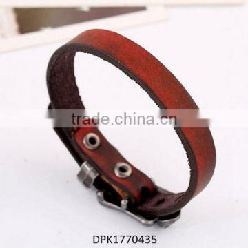 Wholesale personalized wide leather cuff supplies bracelets