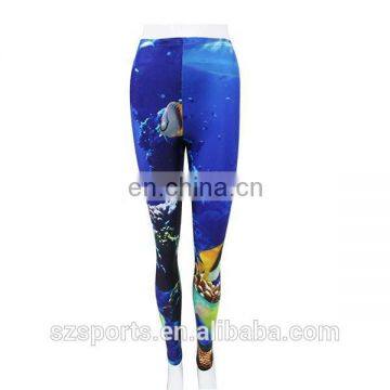 custom colour shiny leggings,nylon spandex leggings