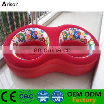 Beautiful inflatable double sofa round inflatable chair inflatable furniture