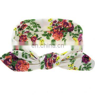 Newborn Flower Headband Baby Fabric Headwrap Baby Turban Infant Bows For Birthday Hair Accessory