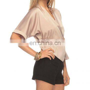 CHEFON Shirred Peplum Blazer CFJ026