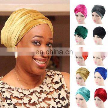 Muffler Hat Of Muslim Long Tail Cap Arab Turban Skullies Beanies Islamic Amira Headscarf Caps Headwear
