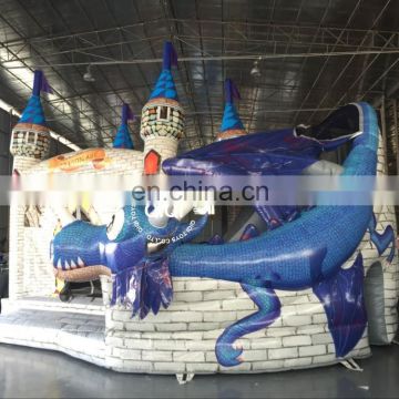 Inflatable toys dragon jumping castle inflatable combo games