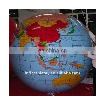 hotselling globe shape advertising helium balloon