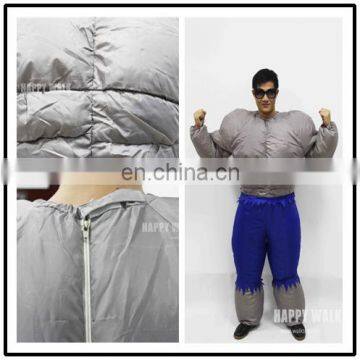 EN71 good quality inflatable costume muscle man costume cosplay costume can blower