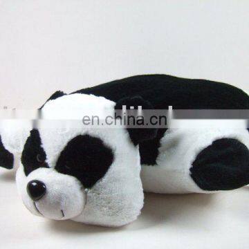 plush and stuffed panda cushion cover