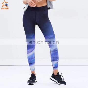 push up fitness custom printed tights sublimation leggings sexy girls