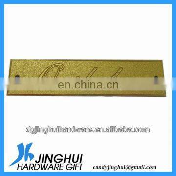 electroforming nickel logo metal nameplate