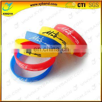 Promotional Silicone Wristbands / Custom Silicone Wristband / Adjustable Silicon Wristband