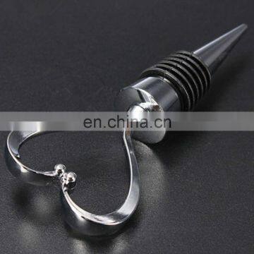 Promotion Wedding Valentines Gift Heart Shape Red Wine Champagne Bottle Stopper photo-5
