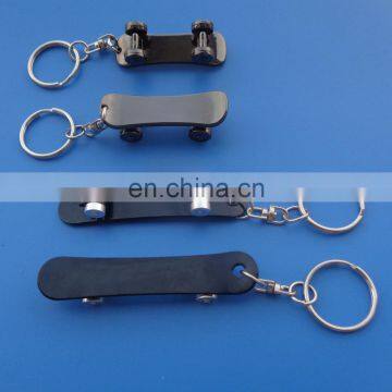 Mini Skateboard Mold Metal Key Chain