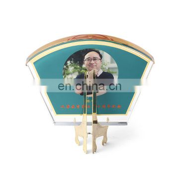 Custom acrylic logo commemorative plate for souvenir