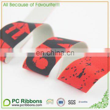 PC Custom logo printed on elastic waistband in cheap price