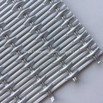 XY-1228 Pearl White Anodizing Architectural Facade mesh