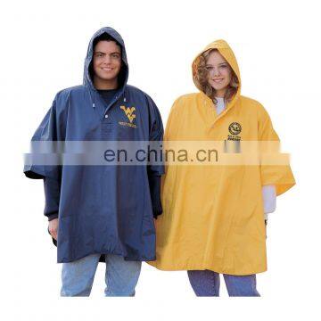 tough heavy weight reusable rain poncho