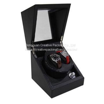 2+3 Automatic Motor Carbon Fiber Leather Watch Winder Custom Watch Winder Best Watch Winders 2020 photo-3