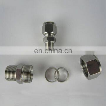 quick coupler ZG 3/4'' male thread O.D 16 MM flexible stainless steel braided hose stainless steel press fittings