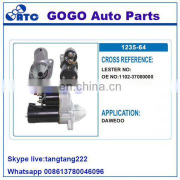 12v Starter Motor for DAWEOO OEM 1102-37080000