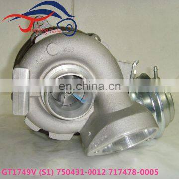 GT1749V M47TU Turbo 750431-0006 717478-5005S 717478 turbocharger for BMW 320D E46 E83