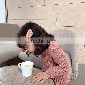 6507/ Colorful Cute Warm Winter High Quality Kids Hair Clips Woolen Hair Accessories Girls Hairpins photo-3